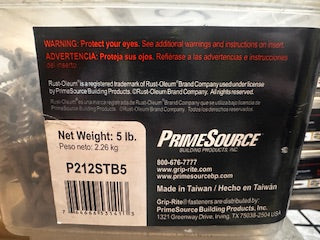 5 LB EXTERIOR SCREWS 2-1/2" x 9
